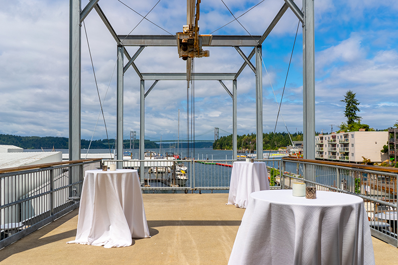 Private events venue, facility, on the waterfront University Place, Tacoma, WA
